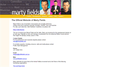 Desktop Screenshot of martyfields.com