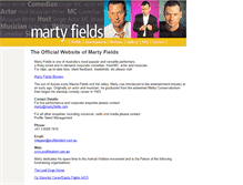 Tablet Screenshot of martyfields.com